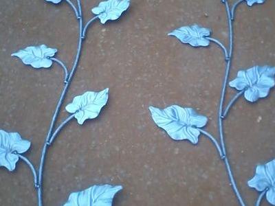 metalowe gałązki z liśćmi 12